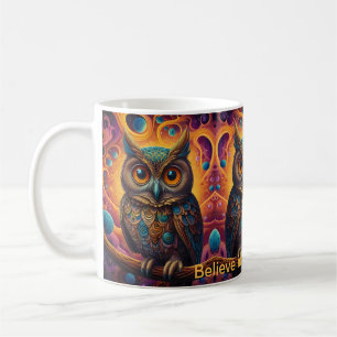 Cosmic Owl of Wisdom Coffee Mug