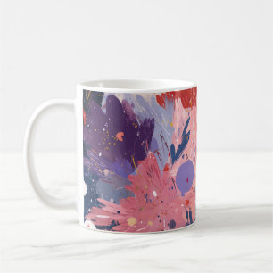 Cosmic Party Abstract Explosion Coffee Mug