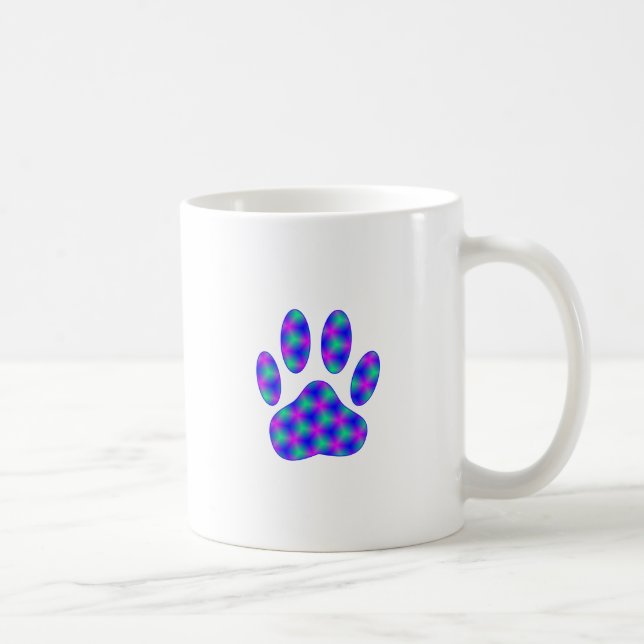 Cosmic Paw Print Coffee Mug (Right)