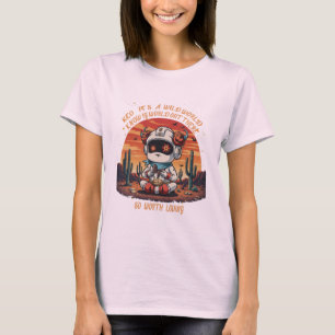 Cosmic Peace in a Wild World T-Shirt