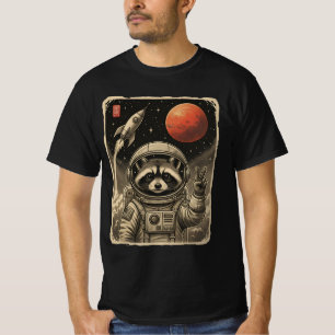 Cosmic Peacekeeper: The Selfie-Taking Astronaut T-Shirt