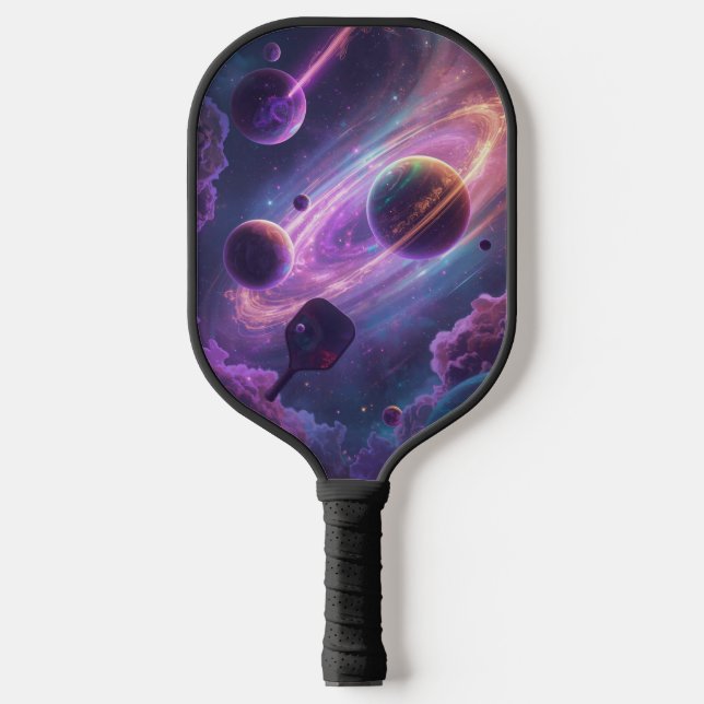 Cosmic Pickleball – Out of This World Art  Paddle (Front)