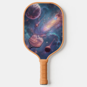 Cosmic Pickleball – Out of This World Art  Pickleball Paddle