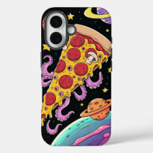 Cosmic Pizza Slice: Quirky Space Adventure