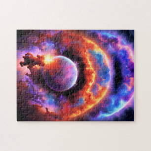Cosmic Planetary Stuck in Otherworldly Dimensions Jigsaw Puzzle