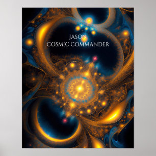 COSMIC PORTAL DESIGN POSTER