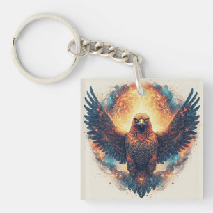 🦅 Cosmic Prism Eagle Vision Charm 🦅 Key Ring