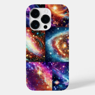 Cosmic purple planet outerspace planet fun collage Case-Mate iPhone 14 pro case