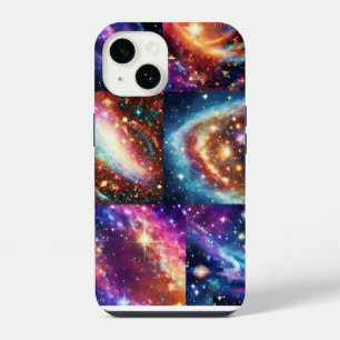 Cosmic purple planetary universe space landscape iPhone 14 case