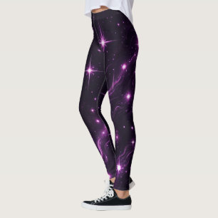 Cosmic Purple Twilight Leggings