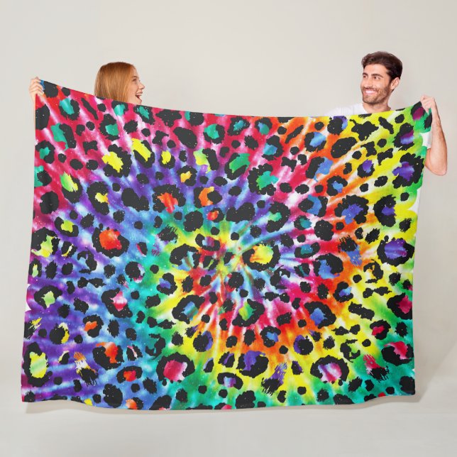 Cosmic Rainbow 60x80 Fleece Blanket (In Situ)
