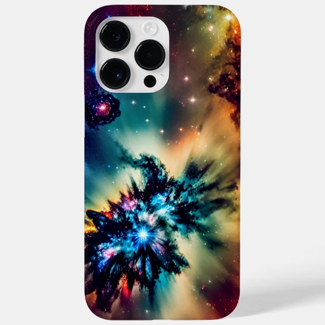 Cosmic rainbow explosion stunning vivid landscape Case-Mate iPhone case (Back)