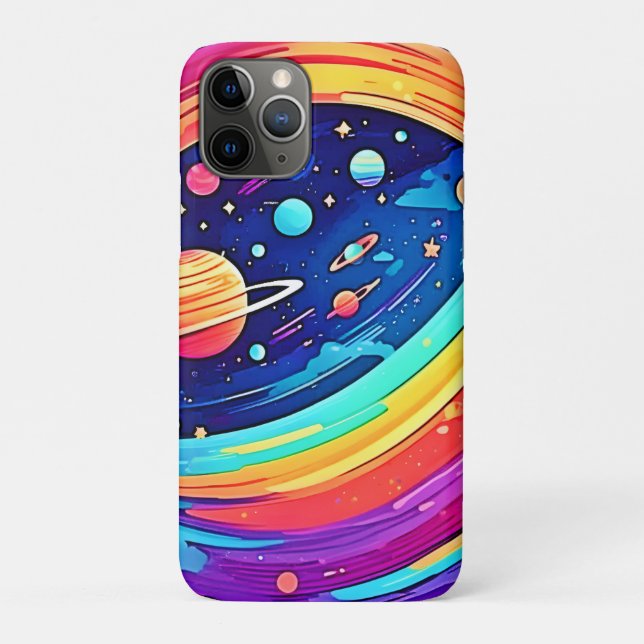 Cosmic Rainbow Vortex Case-Mate iPhone Case (Back)
