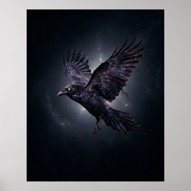 Cosmic Raven Star Void Poster (Front)