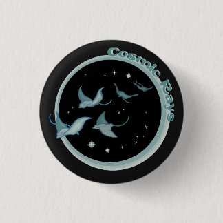 Cosmic Rays 3 Cm Round Badge