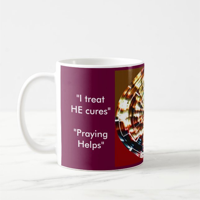 COSMIC REIKI HEALING COFFEE MUG (Left)