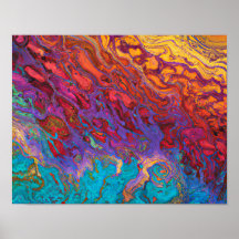 Cosmic Rhapsody: Vibrant Alien Topography