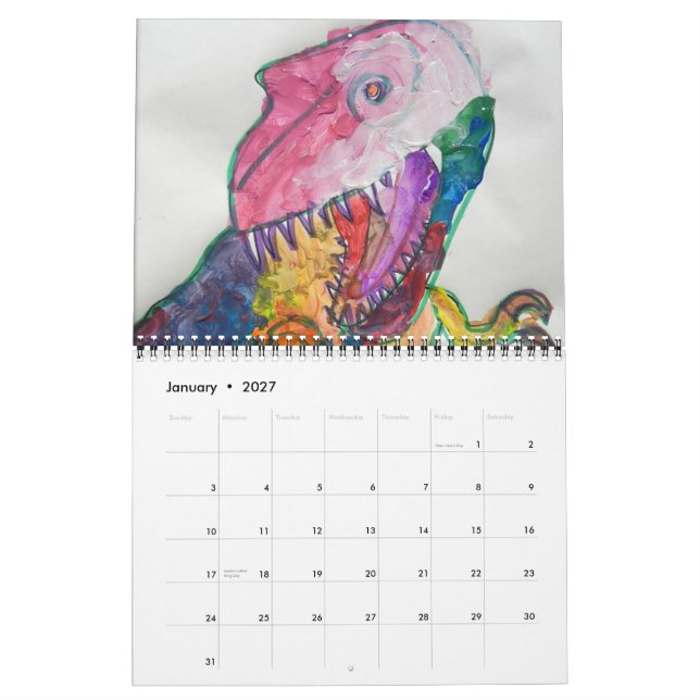 Cosmic Roar Calendar (Jan 2027)