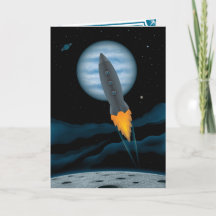 Cosmic Rocketship Scene Father's Day
