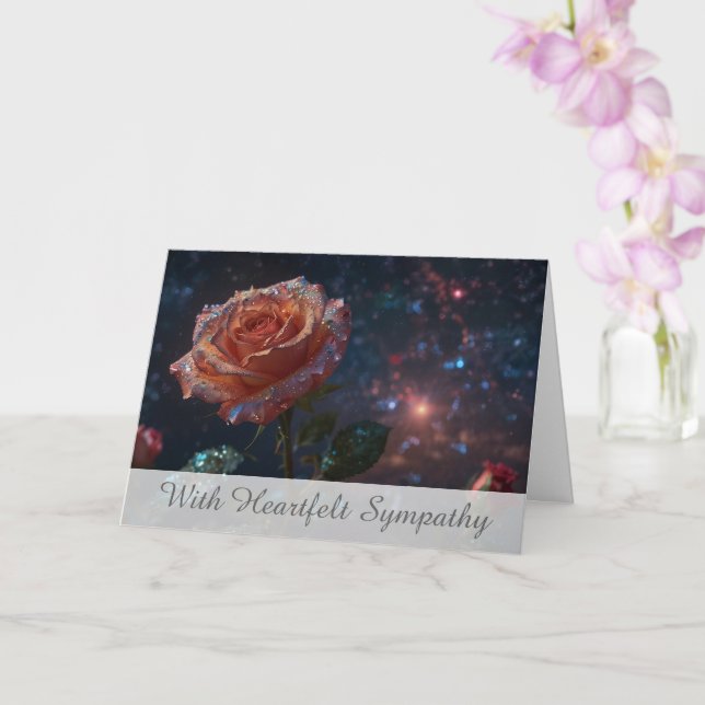 *~* Cosmic Rose TV2 Sympathy Love Light Card (Orchid)