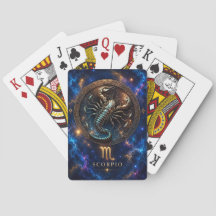 Cosmic Scorpio Playing Cards