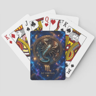 Cosmic Scorpio Playing Cards