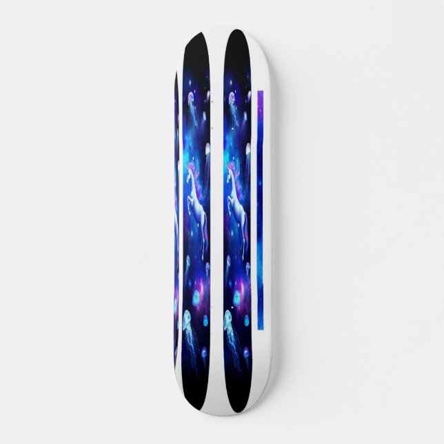 Cosmic Sea Journey Skateboard (Front)