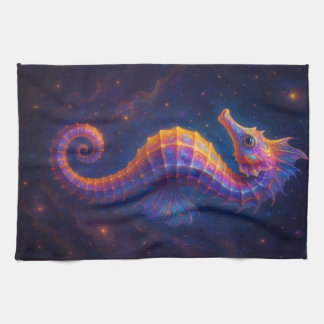 Cosmic Seahorse Tea Towel