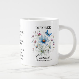 Cosmic Sip October Birth Flower Mug of Love