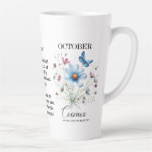 Cosmic Sip October Birth Flower Mug of Love