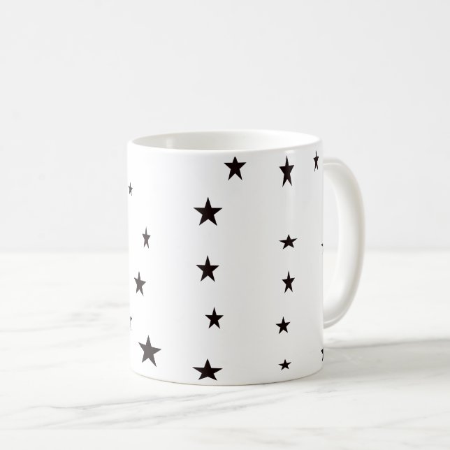 "Cosmic Sips" Starry Sky Mug (Front Right)