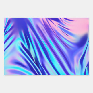 Cosmic Sky Pink Blue Purple Gradient  Wrapping Paper Sheet