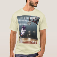 Cosmic slam dunk white tee.