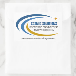 Cosmic Software Engineer Computer Technology Rectangular Sticker