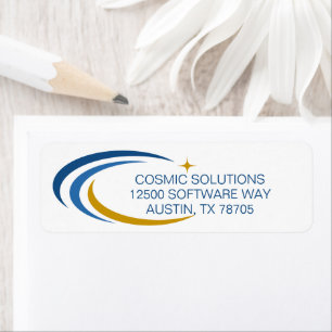 Cosmic Software Engineer Computer Technology Return Address Label