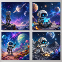 Cosmic Solar System Wall Art