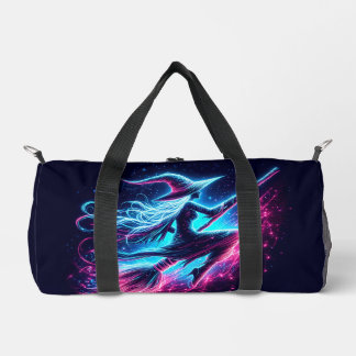 Cosmic Sorcerer: A Journey Through Starlit Myster Duffle Bag