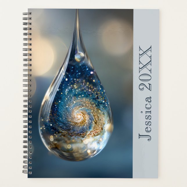 Cosmic Space Galactic Surreal Fantasy Universe  Planner (Front)