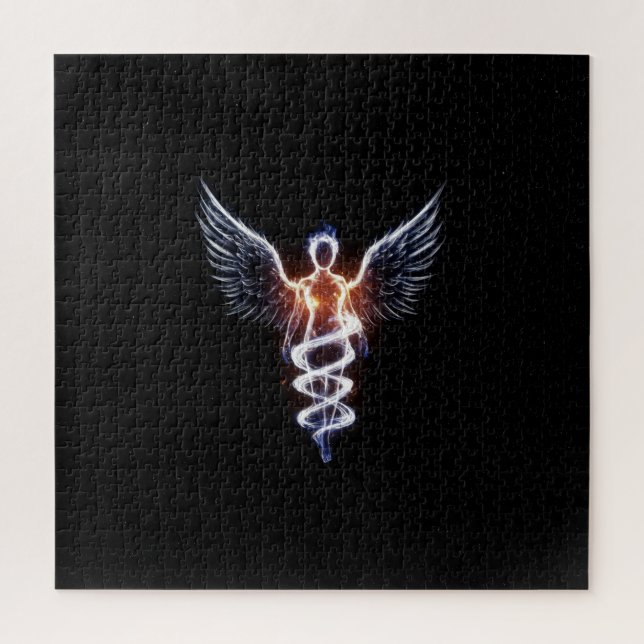 Cosmic Spiritual Transparent Female Spirit Jigsaw Puzzle (Vertical)