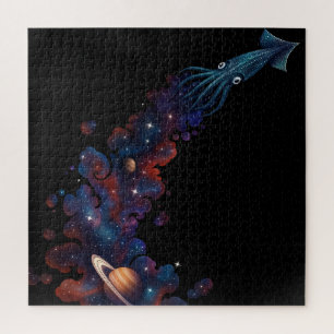 Cosmic Squid Space Odyssey  Jigsaw Puzzle