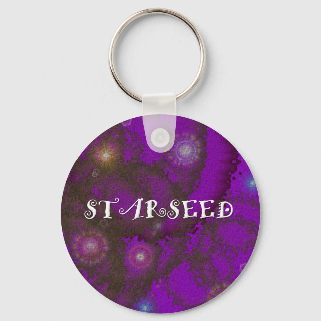 Cosmic Starseed Key Ring (Front)