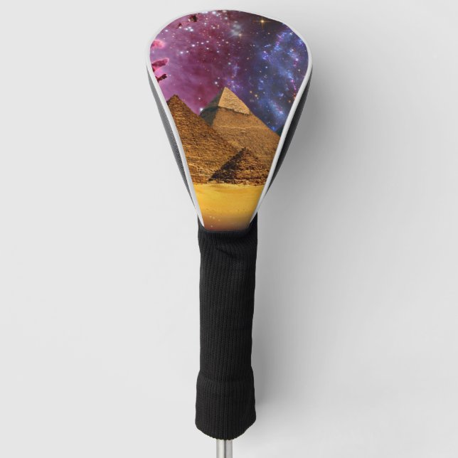 cosmic storm above egypt golf head cover (Front)