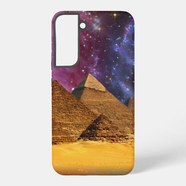 cosmic storm above egypt samsung galaxy s22+ case (Back)