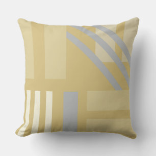 Cosmic Stripe Gold Cushion
