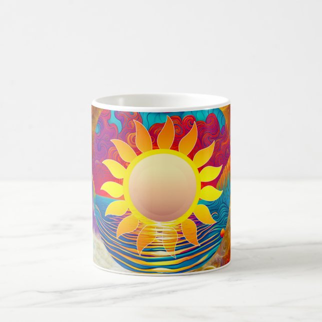 Cosmic Sun Coffee Mug (Center)