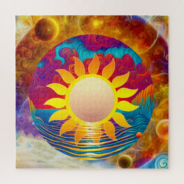 Cosmic Sun Jigsaw Puzzle (Vertical)