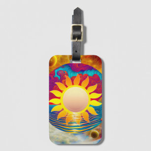 Cosmic Sun Luggage Tag