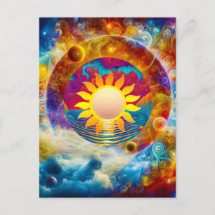 Cosmic Sun Postcard