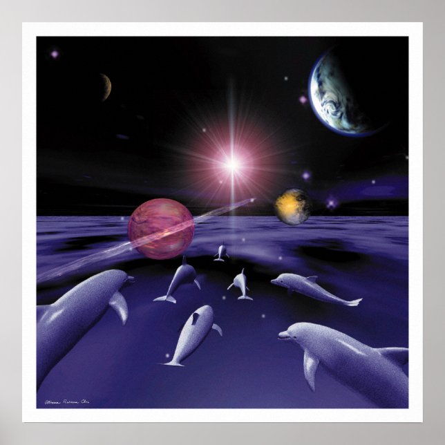 Cosmic Swimmers Poster (Front)