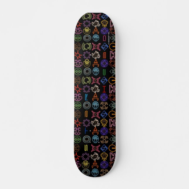 Cosmic  Symbols skateboard (Front)